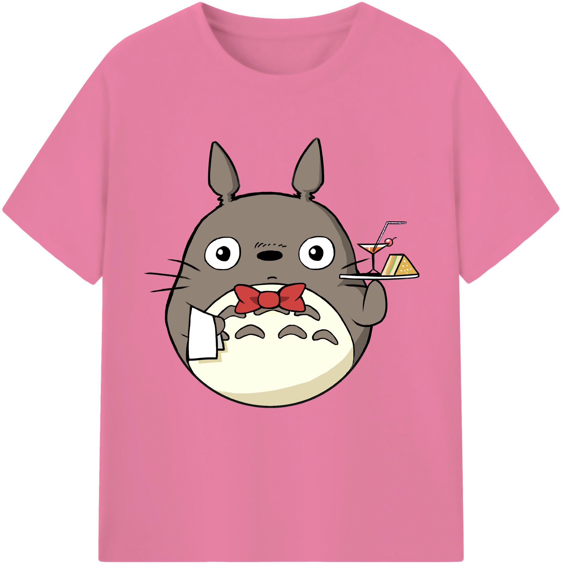 （画像用） となりのトトロ 草壁メイ 草壁サツキ My Neighbor Totoro Satsuki Kusakabe Mei Kusakabe 綿100％半袖Tシャツ（フロントプリント）